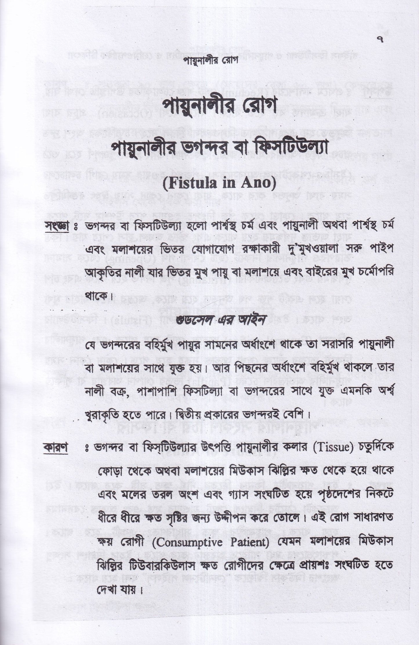 পাইলস ফিসটিউল্যা ও পায়ুনালীর রোগ (ডায়াগনোসিস ও হোমিওপ্যাথিক চিকিৎসা)