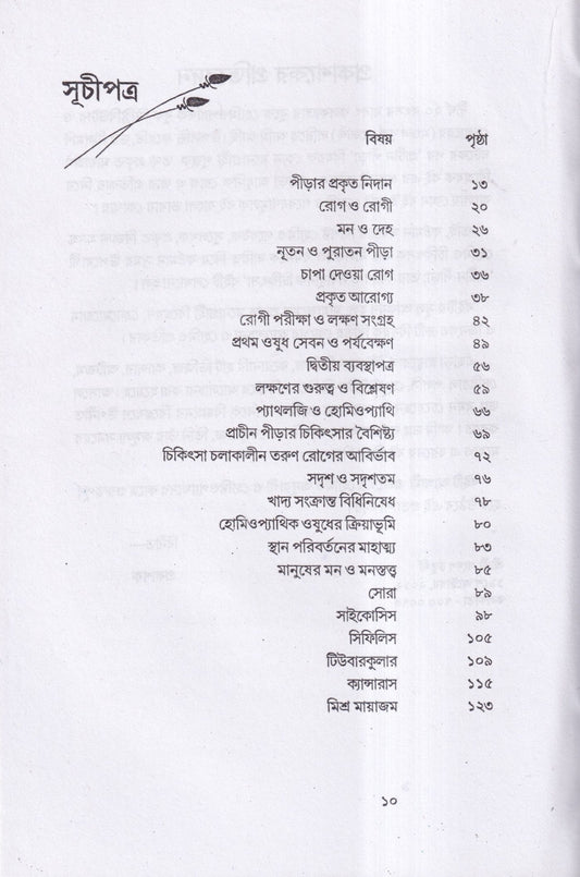 প্রাচীন পীড়া তার কারণ ও সর্বাধুনিক চিকিৎসা