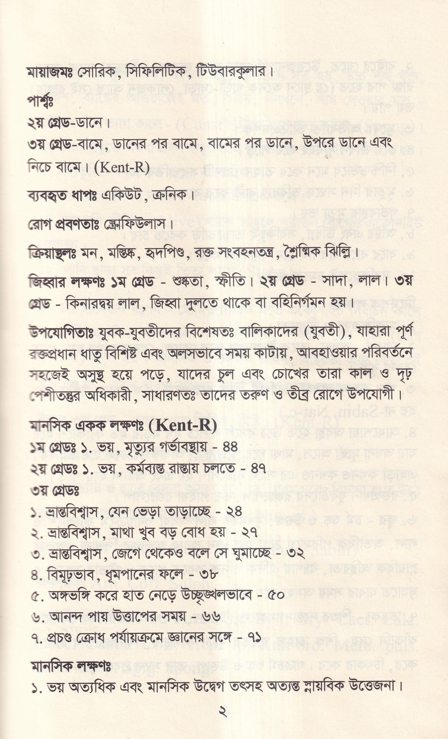 আদর্শ মেটেরিয়া মেডিকা
