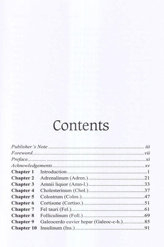 HOMOEOPATHIC Materia Medica SARCODES