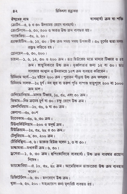 হোমিওপ্যাথিক চিকিৎসা রত্মাকর