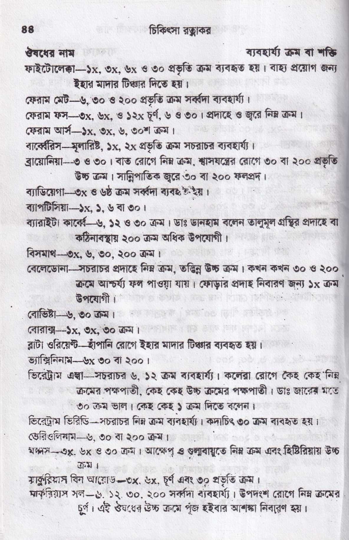 হোমিওপ্যাথিক চিকিৎসা রত্মাকর