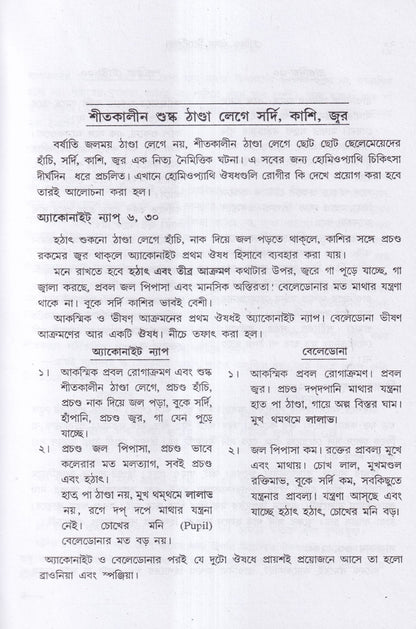 হোমিও ঔষধ নির্দেশিকা (প্রথম ও দ্বিতীয় খণ্ড একত্রে)