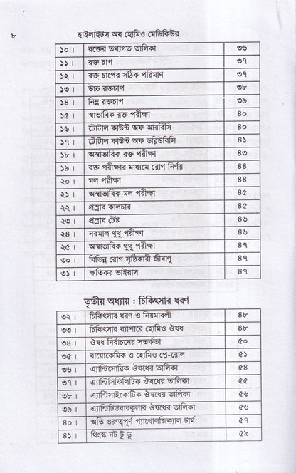হাইলাইটস অফ হোমিও মেডিকিউর ‍সহ বায়োকেমিক