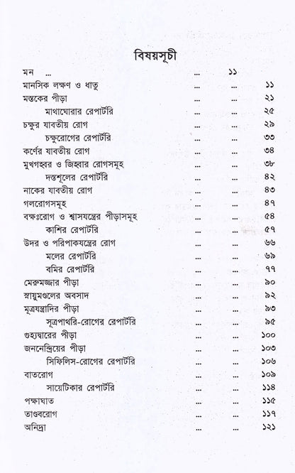 রোগচিত্র ও হোমিওপ্যাথিক চিকিৎসা