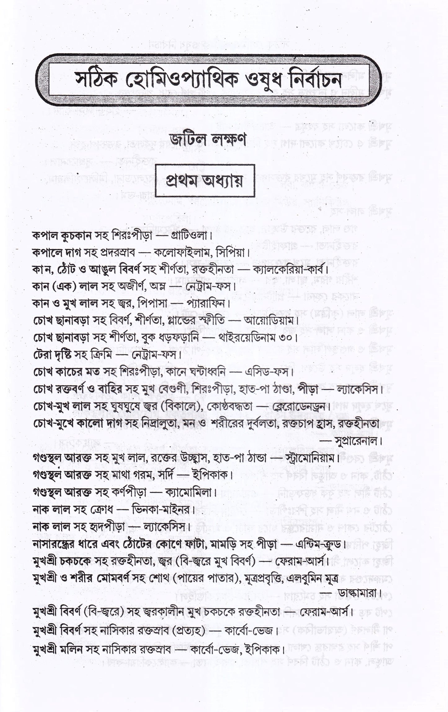 হোমিওপ্যাথিক ওষুধ নির্বাচন ও ঔষধের শক্তি ও মাত্রা প্যাকেজ