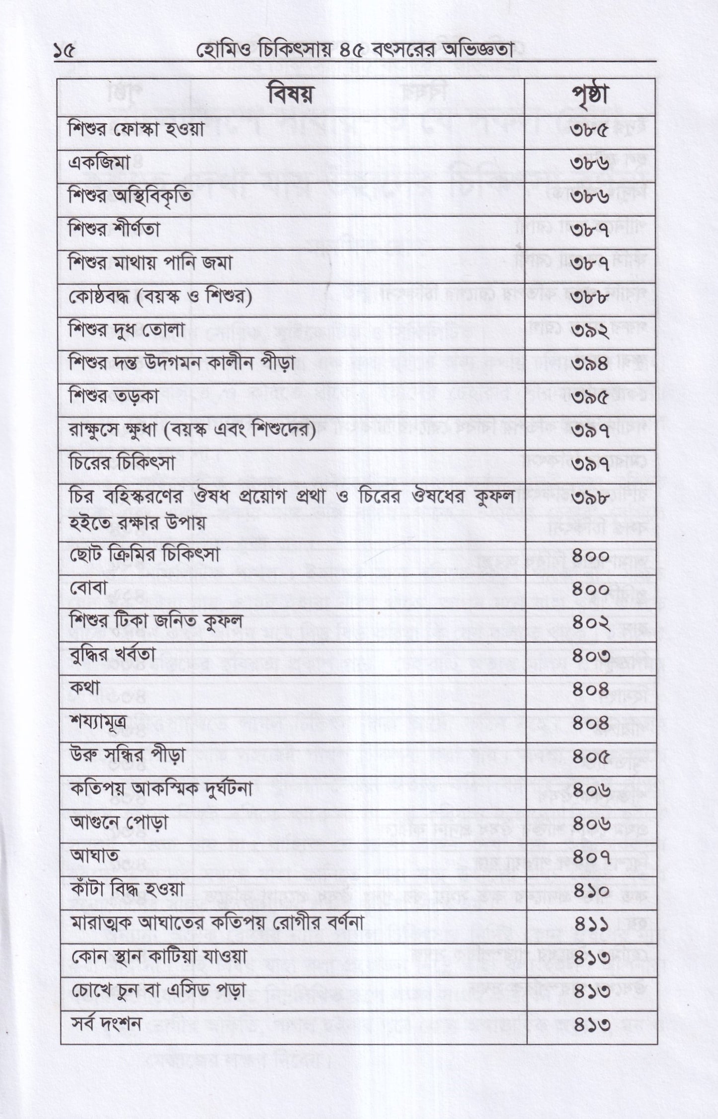 হোমিও চিকিৎসায় পঁয়তাল্লিশ বৎসর