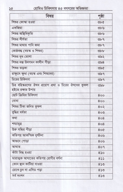 হোমিও চিকিৎসায় পঁয়তাল্লিশ বৎসর