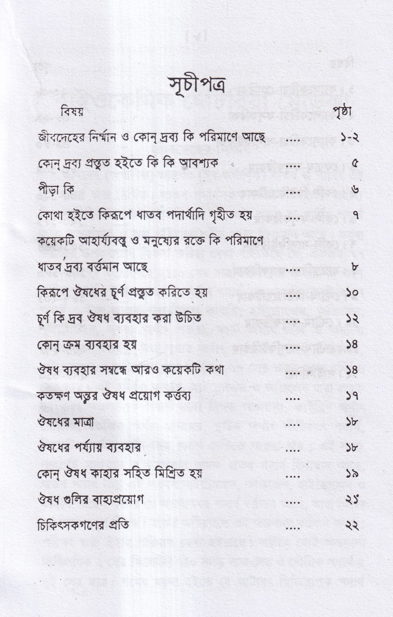 বাইওকেমিক মেটিরিয়া মেডিকা