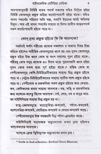 বাইওকেমিক মেটিরিয়া মেডিকা