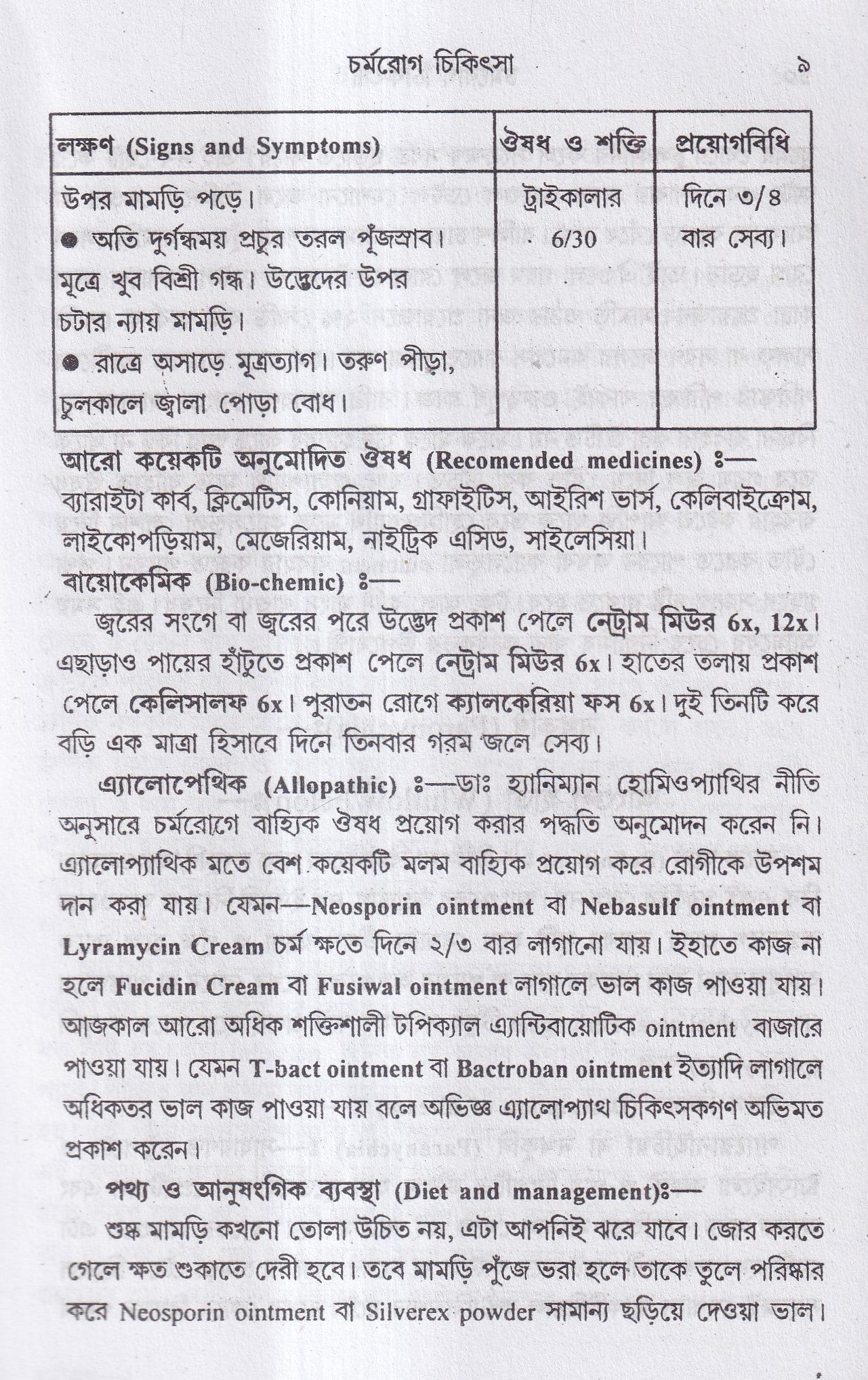 চর্মরোগ চিকিৎসা