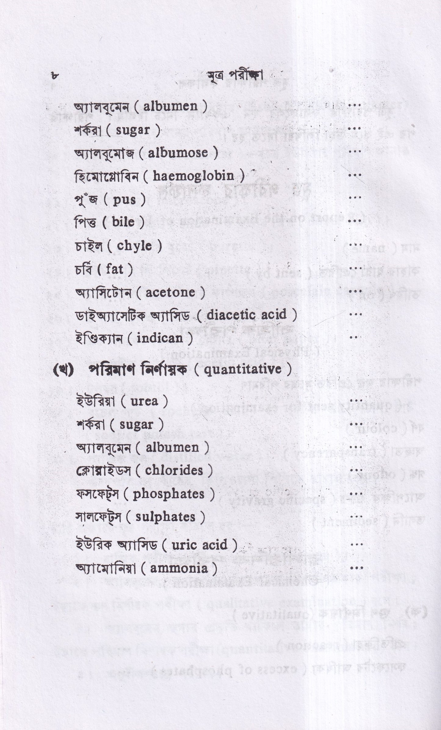 মূত্র পরীক্ষা