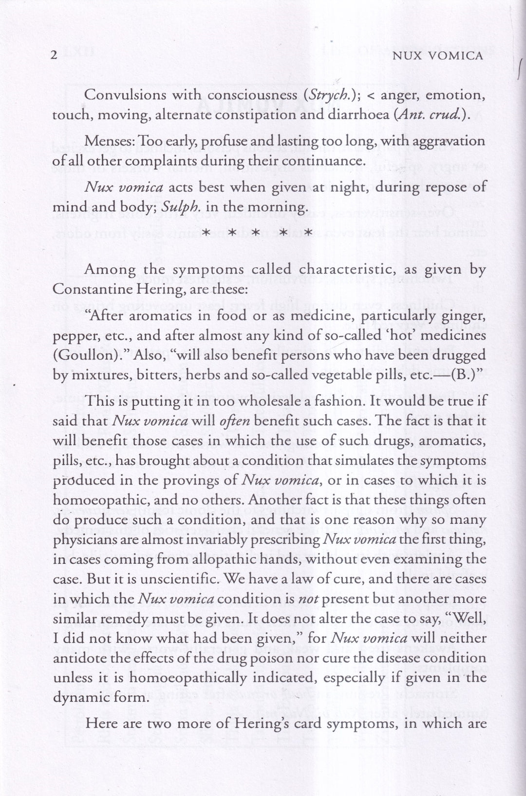Leaders in Homoeopathic Therapeutics with Grouping and Classification