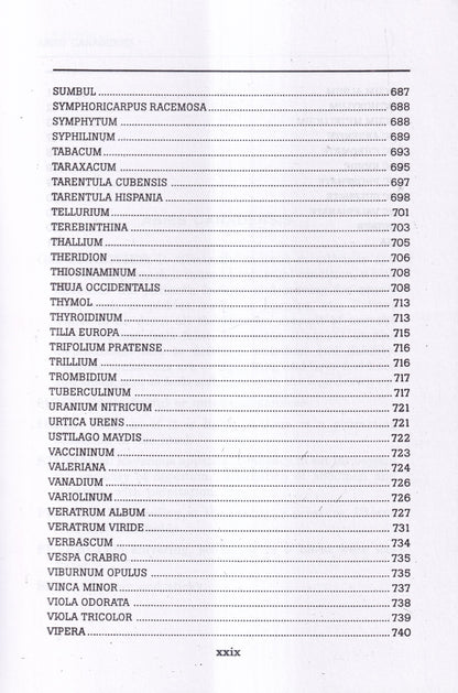 Materia Medica of Homoeopathic Medicines
