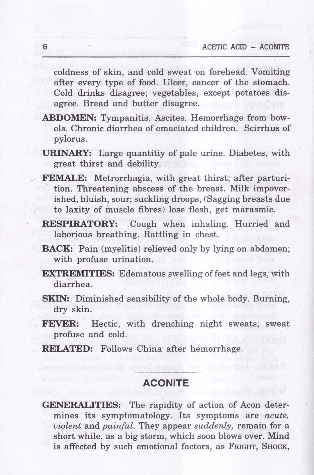 Materia Medica of Homoeopathic Medicines