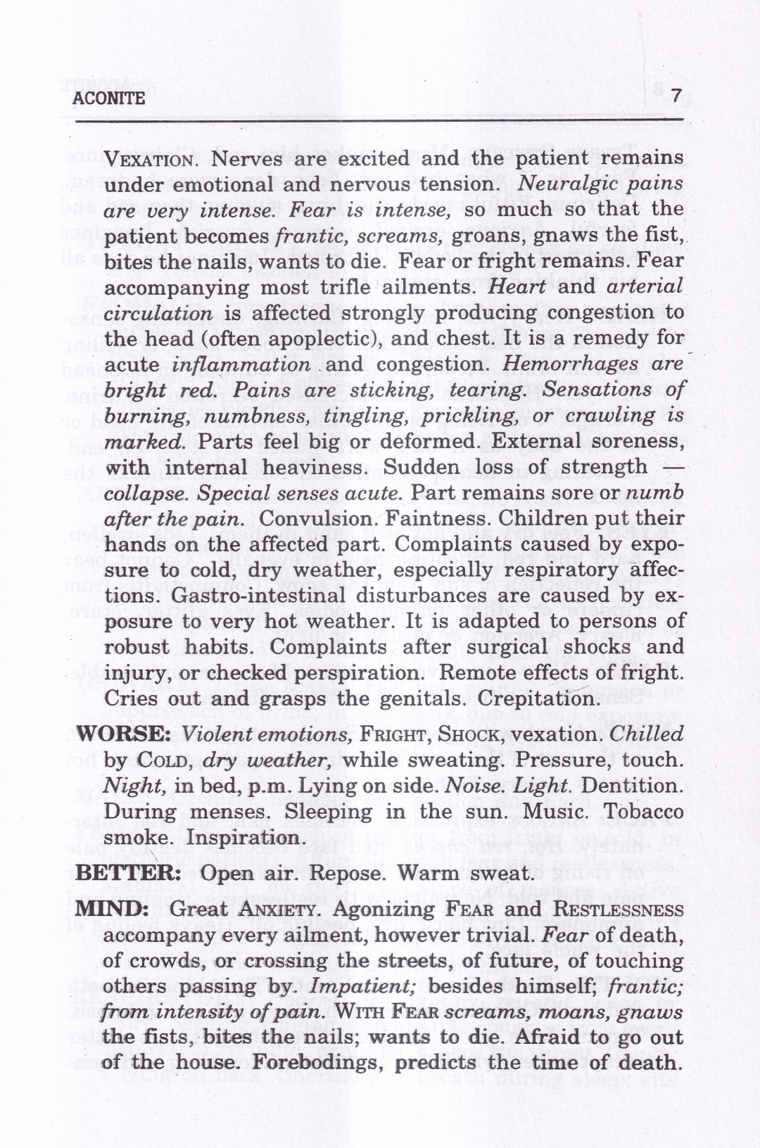 Materia Medica of Homoeopathic Medicines