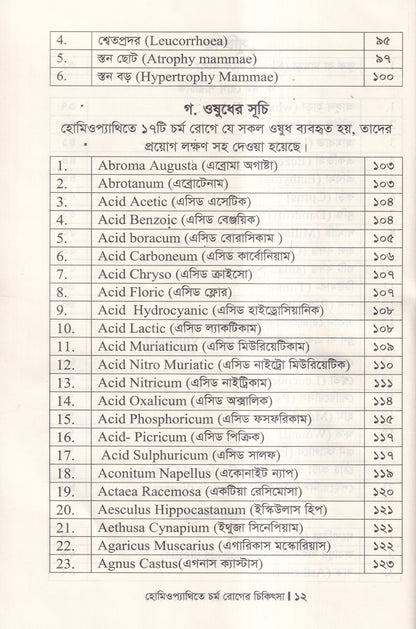 হোমিওপ্যাথিতে চর্মরোগের চিকিৎসা
