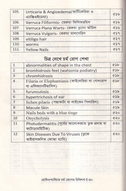 হোমিওপ্যাথিতে চর্মরোগের চিকিৎসা