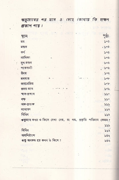 ঋতুর পূর্বে, সময়ে ও পরে