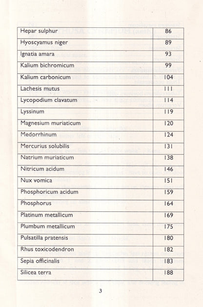 Essence of MATERIA MEDICA