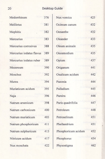 DESKTOP GUIDE TO KEYNOTES AND CONFIRMATORY SYMPTOMS