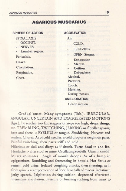 A Synoptic Key of the Materia Medica