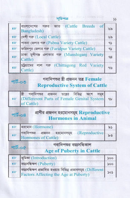 কৃত্রিম প্রজনন ( এ.আই) ও গবাদিপশুর প্রজনন রোগব্যাধির চিকিৎসা