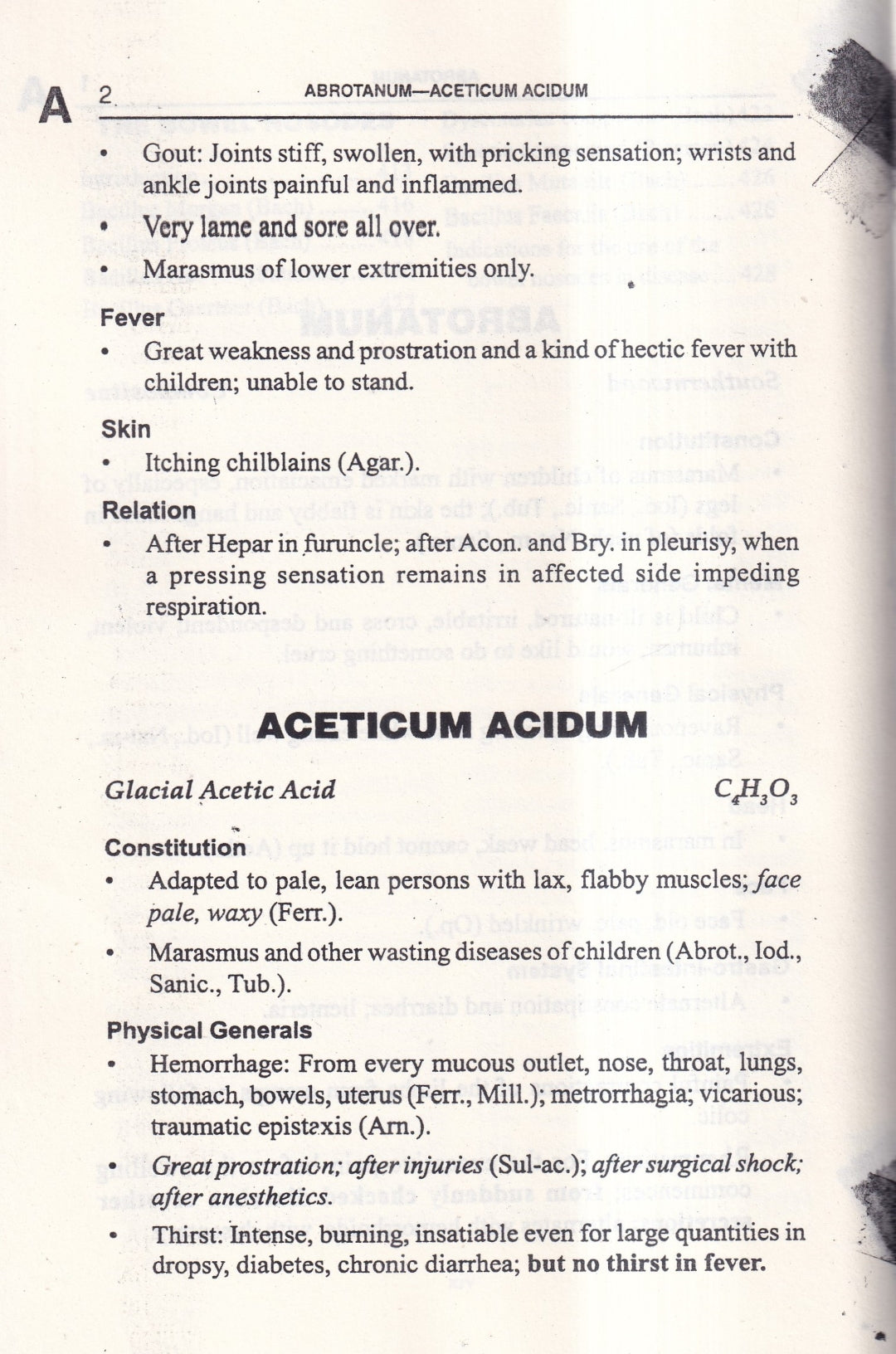 Allen's Keynotes Rearranged and Classified