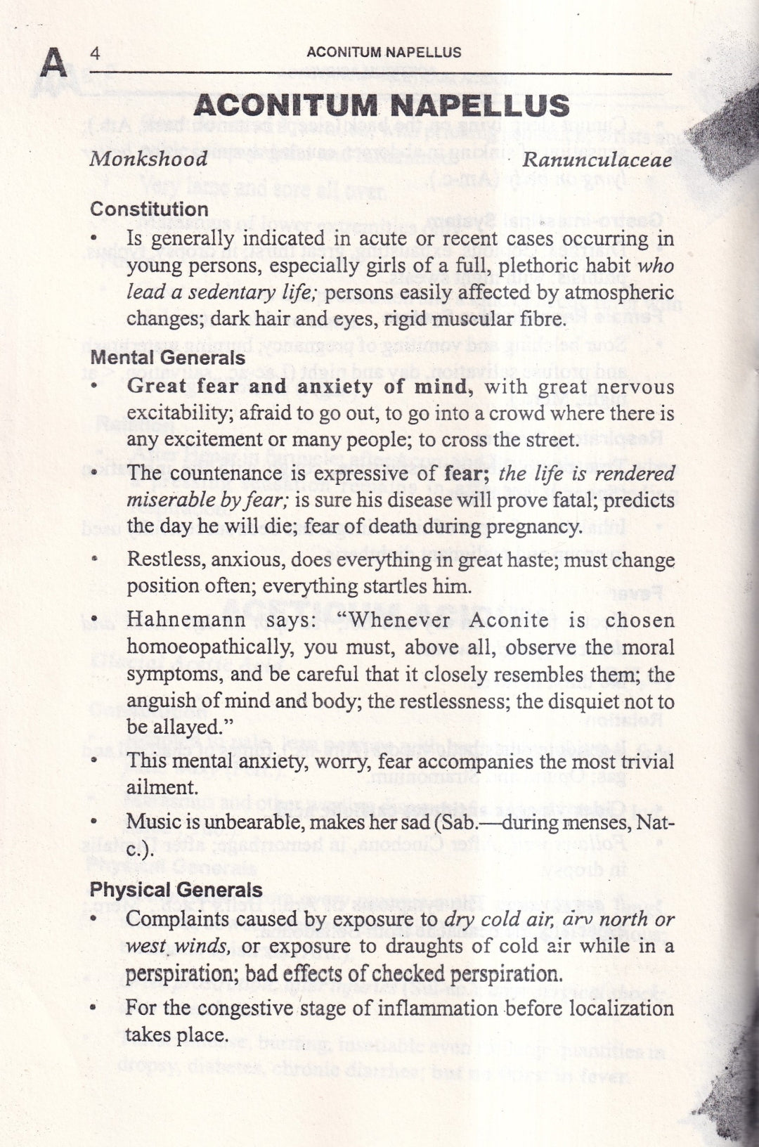 Allen's Keynotes Rearranged and Classified