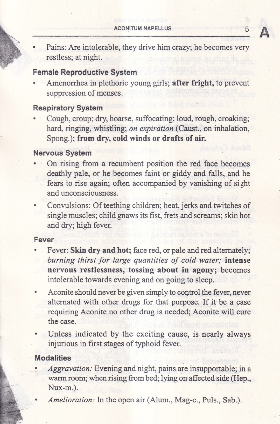 Allen's Keynotes Rearranged and Classified