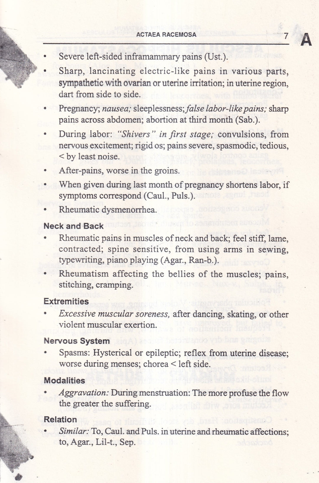 Allen's Keynotes Rearranged and Classified