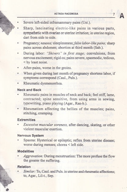 Allen's Keynotes Rearranged and Classified