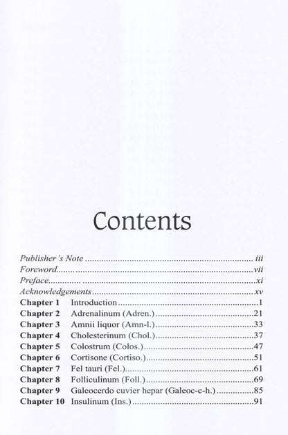 HOMOEOPATHIC Materia Medica SARCODES