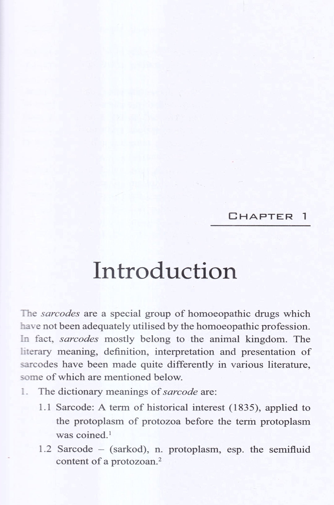 HOMOEOPATHIC Materia Medica SARCODES