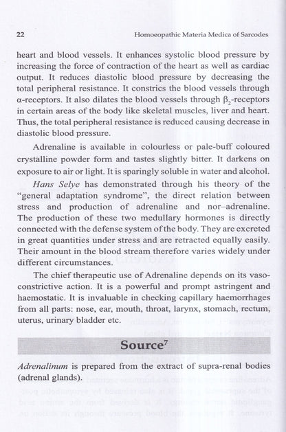 HOMOEOPATHIC Materia Medica SARCODES