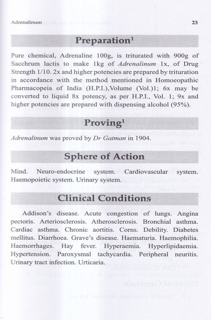 HOMOEOPATHIC Materia Medica SARCODES