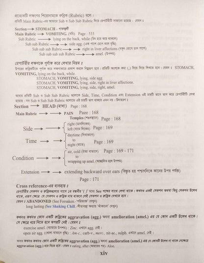 হোমিওপ্যাথিক রেপার্টরী ( বাংলা ও ইংরেজী একত্রে )