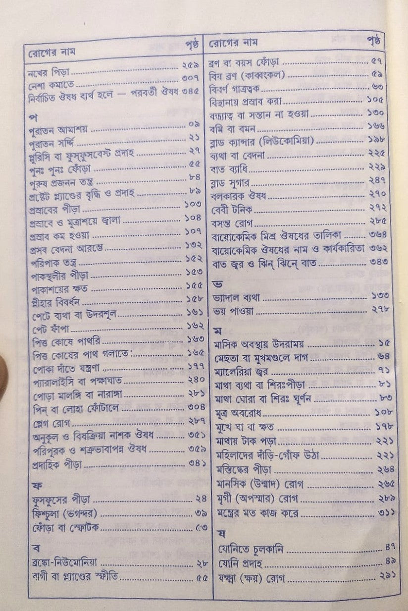 সচিত্র হোমিও চিকিৎসায় সহজ পদ্ধতি