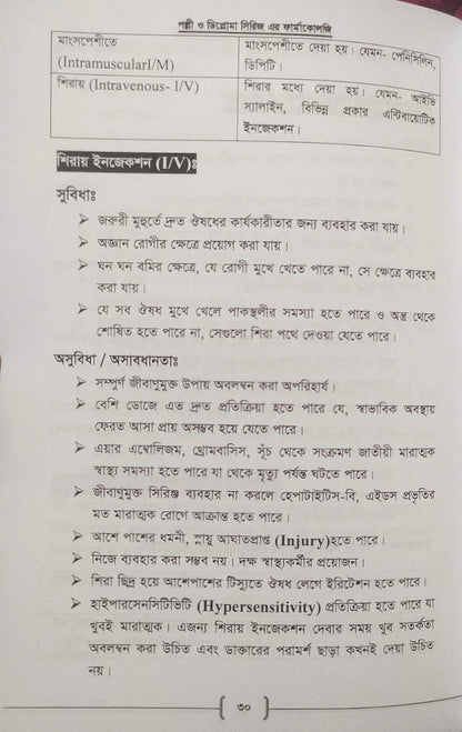 পল্লী ও ডিপ্লোমা ফার্মাকোলজি