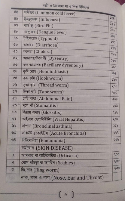 পল্লী ও ডিপ্লোমা মা ও শিশু চিকিৎসা
