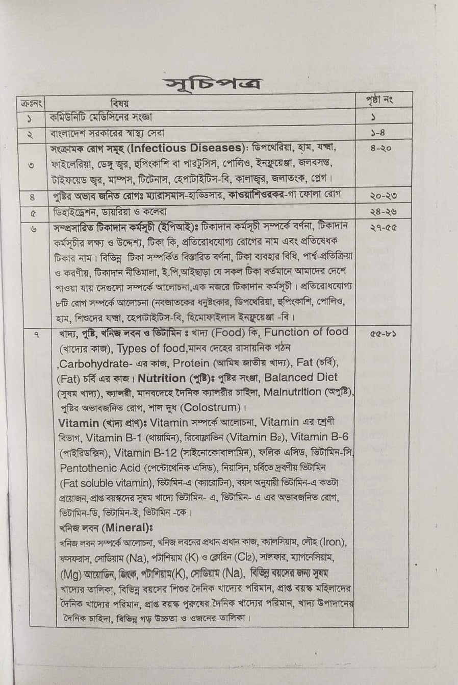 পল্লী ও ডিপ্লোমা কমিউনিটি মেডিসিন ও প্যাকটিক্যাল বুক