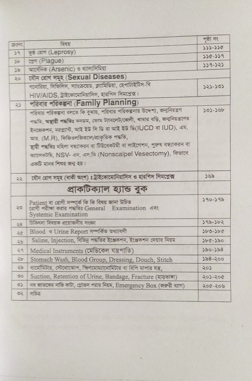 পল্লী ও ডিপ্লোমা কমিউনিটি মেডিসিন ও প্যাকটিক্যাল বুক