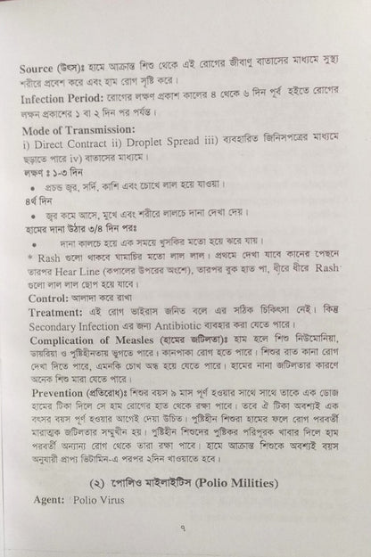 পল্লী ও ডিপ্লোমা কমিউনিটি মেডিসিন ও প্যাকটিক্যাল বুক