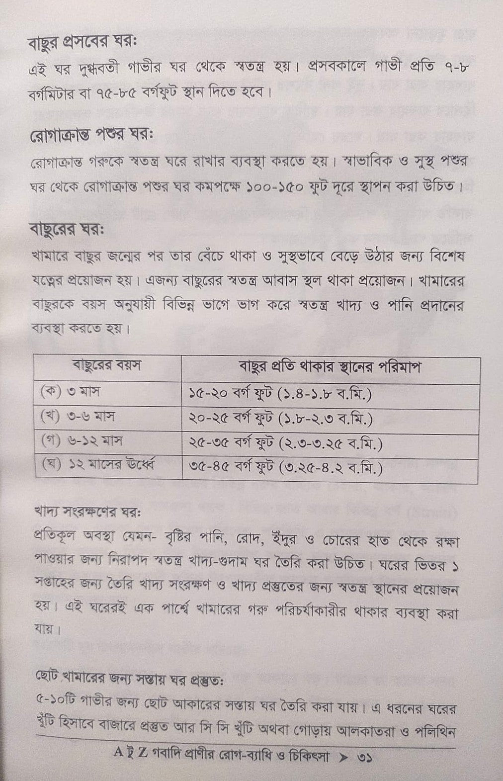 A টু Z গবাদি প্রাণীর রোগ-ব্যাধি ও চিকিৎসা